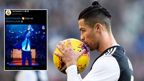 "CR7 Violador": hackean cuenta de Twitter del Real Madrid con fuerte mensaje contra Cristiano Ronaldo