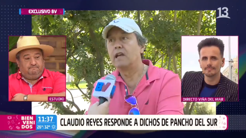 Viejas rencillas entre Pancho del Sur y Claudio Reyes afloraron en pantalla esta mañana.