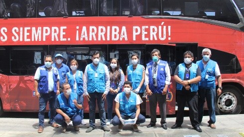 Bus de la Selección Peruana