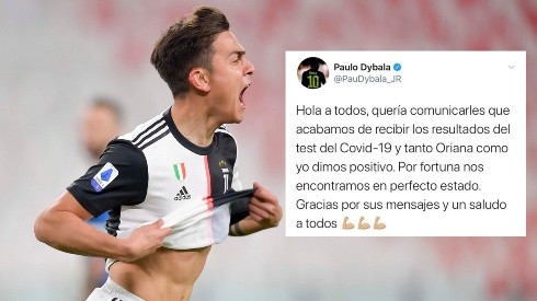 Paulo Dybala cuenta por Twitter de su estado