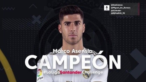 Asensio es campeón del torneo de futbolistas profesionales en FIFA 20