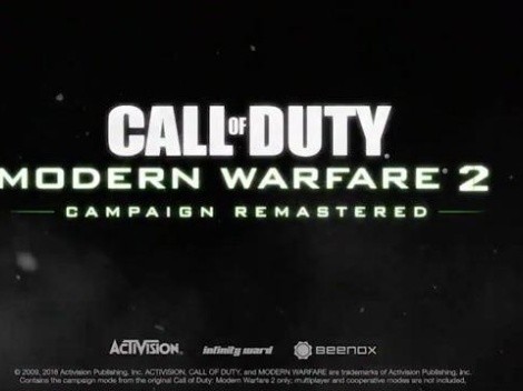 Se filtra el tráiler presentación del Call of Duty: Modern Warfare 2 Remastered