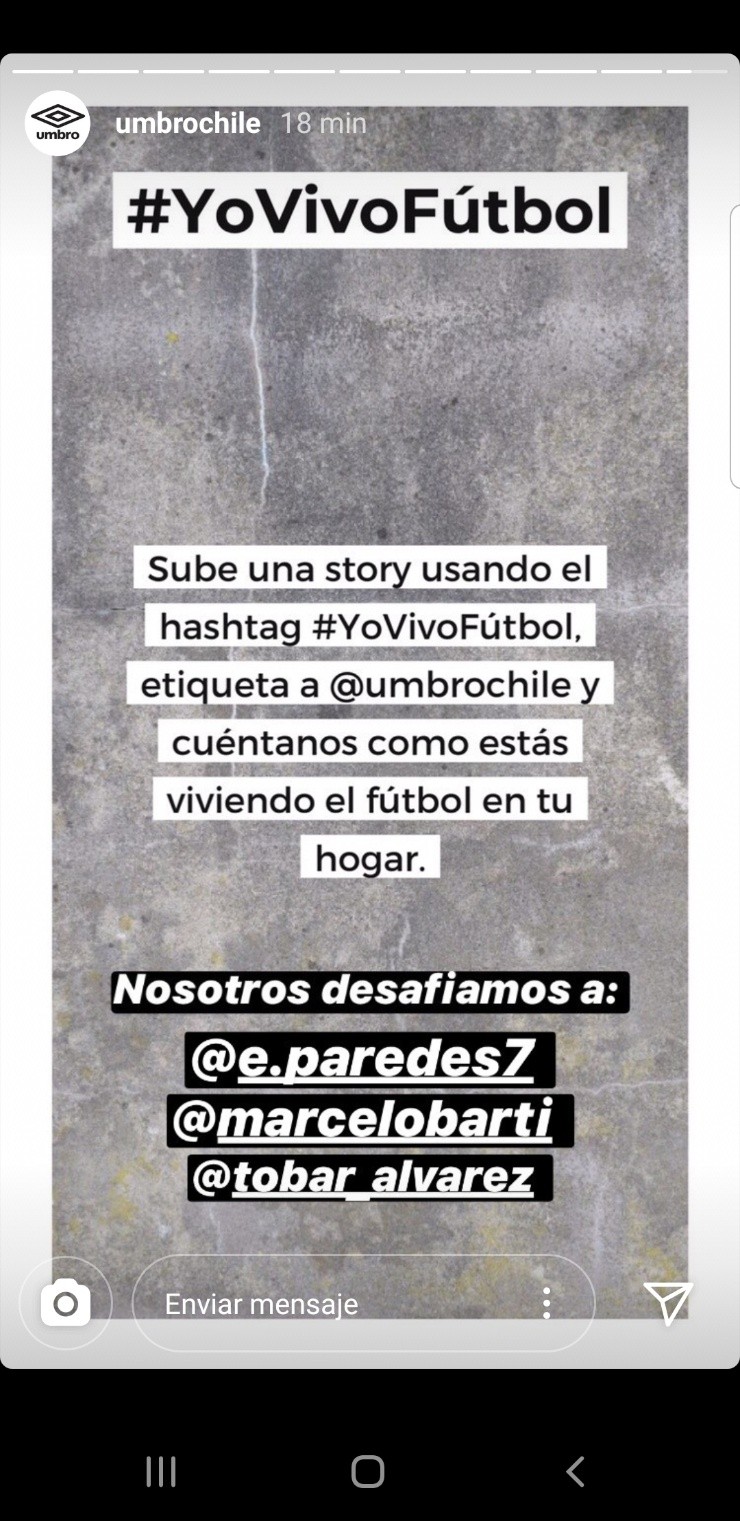 Debes seguir las instrucciones de la imagen para participar de #YoVivoFutbol. (Foto: Umbro).