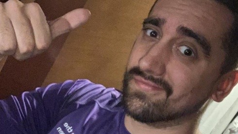 Marcelo Muñoz con la camiseta de Fiorentina