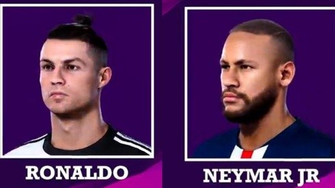 Ronaldo y Neymar con peinado actualizado