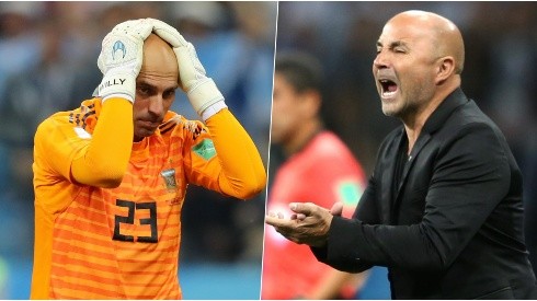 Willy Caballero contra Jorge Sampaoli