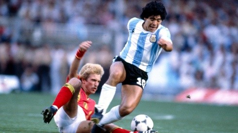 Diego Maradona en el Mundial de 1982