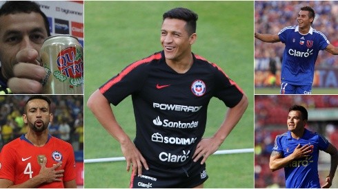 Díaz, Isla, Sánchez, Vargas y Aránguiz, tremendo equipo tiene la U en el exterior