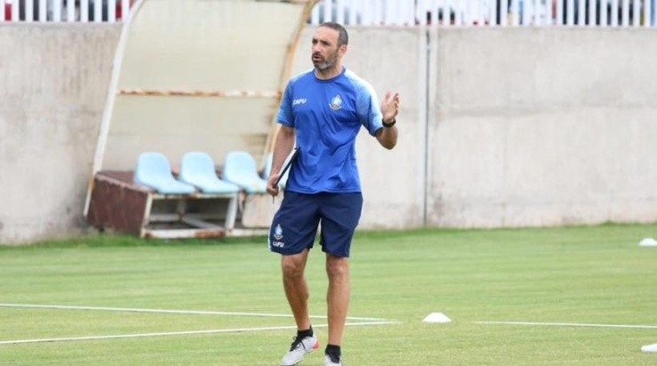 Juan Manuel Azconzábal trabaja para cuando deban volver a los entrenamientos en cancha. Foto: ANFP