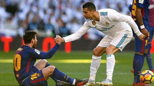 Messi y Ronaldo en uno de los clásicos españoles que disputaron