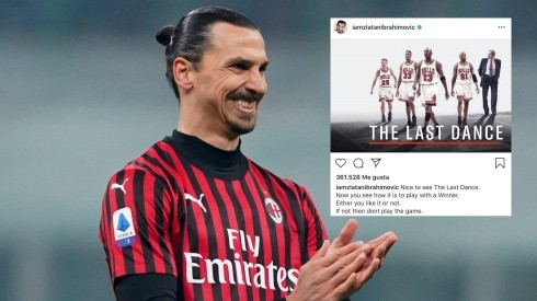 Zlatan Ibrahimovic en su última temporada en el Milan