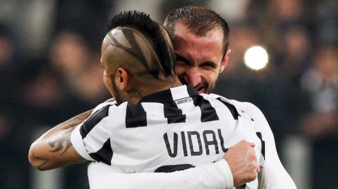 Chiellini y Vidal fueron compañeros por cuatro años en la Juventus