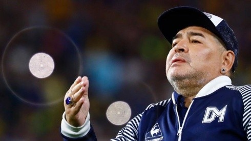 Diego Maradona se emocionó hasta las lágrimas en campaña solidaria