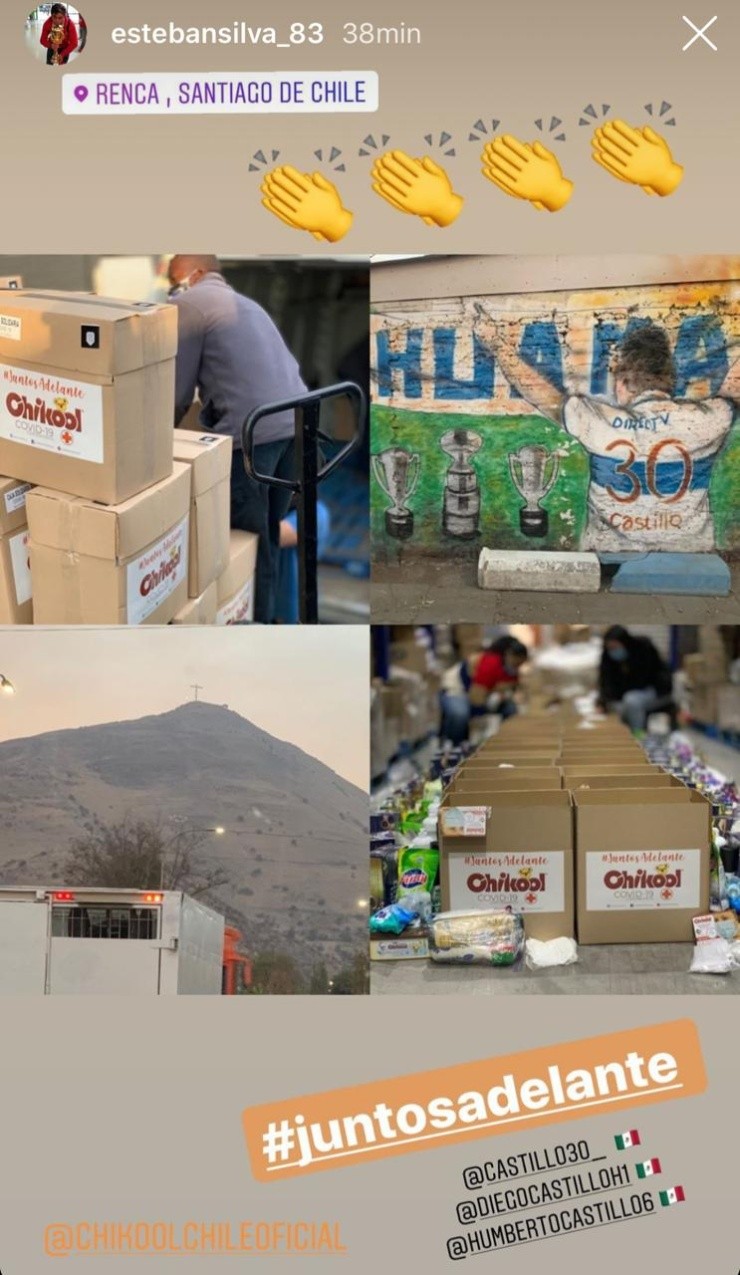 Nicolás Castillo y su ayuda