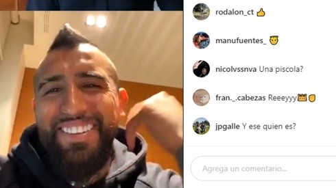 Los hinchas de la U fueron el punto cúlmine de la entrevista que concedió Vidal en Instagram