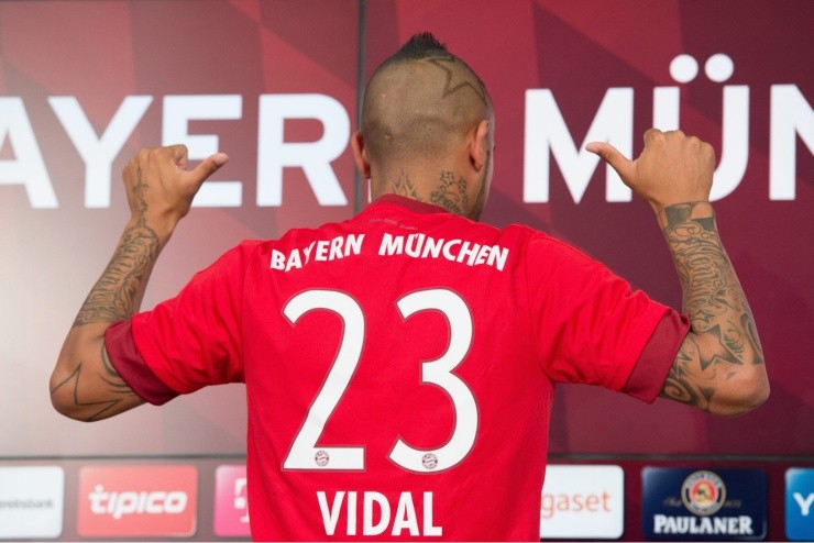 Vidal ha utilizado la camiseta número 23 la mayor parte de su carrera