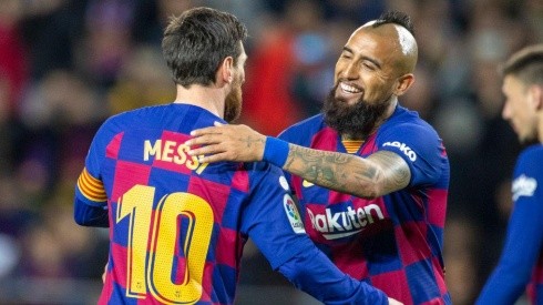 Solo faltó Messi: Barcelona y su plantel celebran el cumpleaños de Vidal