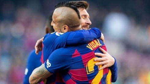 Lionel Messi con Arturo Vidal han formado una fuerte amistad en Barcelona