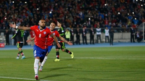 Arturo Vidal y Eduardo Vargas fueron los goleadores de Chile esa noche.