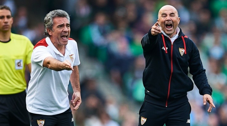 Juanma Lillo siguió a Sampaoli desde la selección chilena hasta su paso por Sevilla (Getty Images)