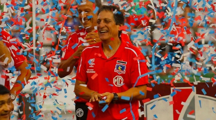 Mario Salas celebró en enero el título de Copa Chile con Colo Colo y dejó el cargo en marzo (Agencia Uno)