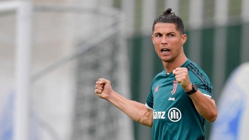 Cristiano Ronaldo en la vuelta a los entrenamientos de Juventus