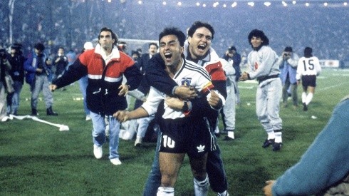 Pizarro celebra el título con Marcelo Oyarzún