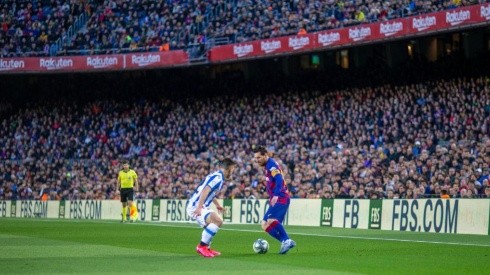 Lionel Messi volvió a la cancha del Camp Nou por primera vez tras la pandemia del coronavirus