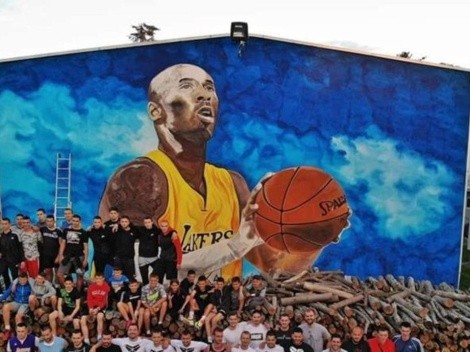 Mural dedicado a Kobe Bryant es el más grande de Europa