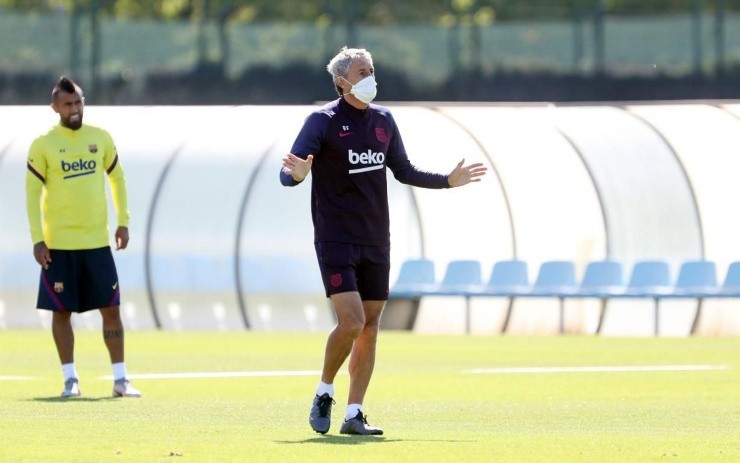 Arturo Vidal no tiene confirmada su presencia en la formación probable de Barcelona para volver a La Liga ante Mallorca (FC Barcelona)