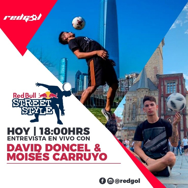 La invitación es que te conectes a todas las plataformas sociales de RedGol para que disfrutes de la mejor exhibición de fútbol freestyle.