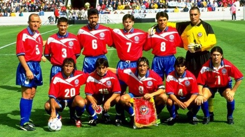 El equipazo de Chile contra Italia en Francia 98.