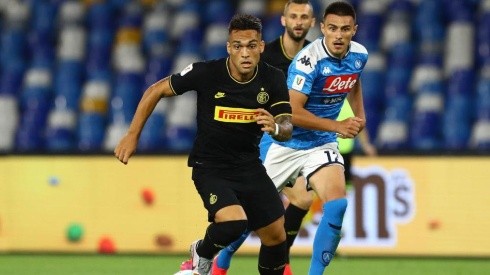 Lautaro Martínez es titular en Inter de Milán