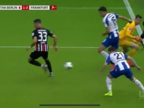 Video: Jugada maradoniana y golazo de taquito del Eintracht Frankfurt