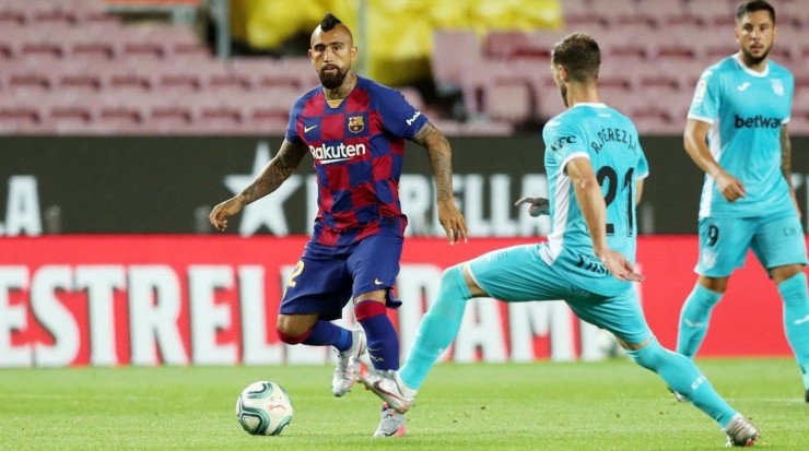 Arturo Vidal ha sido titular en dos de los tres partidos del Barça después del receso (FC Barcelona)