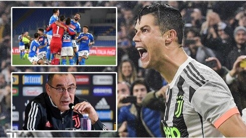 La Juventus perdió la final de la Copa Italia en la primera definición de un campeonato tras el retorno del fútbol al país, teniendo a Cristiano Ronaldo como blanco de las criticas del periodismo y la afición.