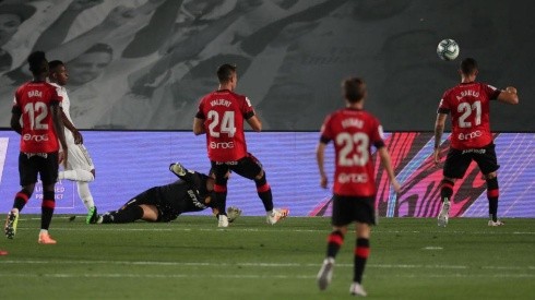 Vinicius marcó el gol de Real Madrid ante Real Mallorca