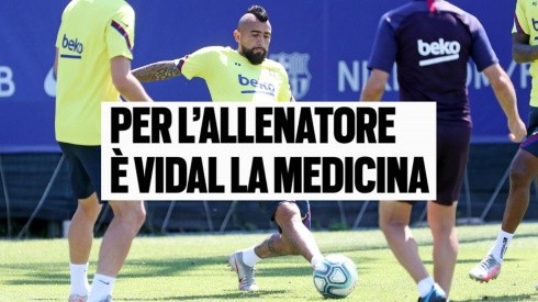 Según el diario Tuttosport, Antonio Conte debe presionar para que le lleven a Arturo Vidal