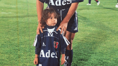 Pablo Galdames Jr vistió la camiseta azul en su niñez