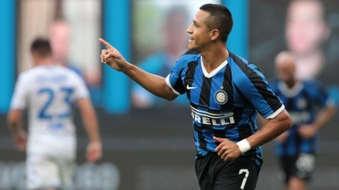Alexis Sánchez fue la gran figura del Inter de Milán en la goleada ante el Brescia