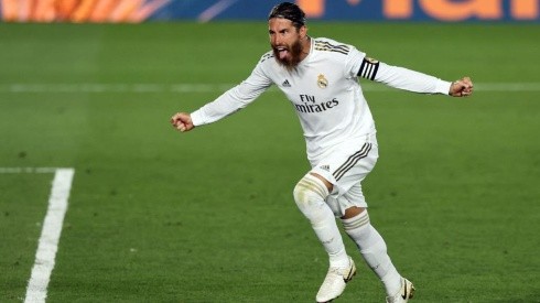 Sergio Ramos anotó el solitario tanto de Real Madrid