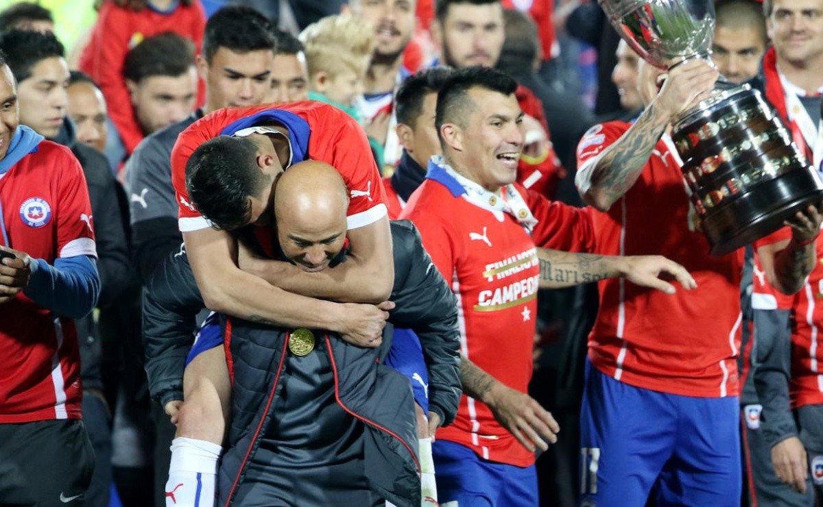 La emoción de Jorge Sampaoli justo después de ganar la Copa América con  Chile: "El estadio Nacional es donde tuve las mayores alegrías como  entrenador"