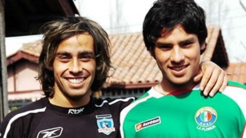 Claudio Valdivia junto a su hermano Jorge Valdivia
