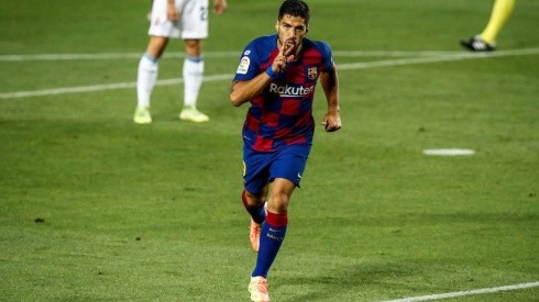 Suárez se convirtió en el tercer máximo goleador de Barcelona.