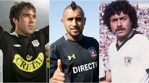 Claudio Bravo, Arturo Vidal y Carlos Caszely, tres emblemas nacidos en Colo Colo que se hicieron futbolistas con el indio en el pecho