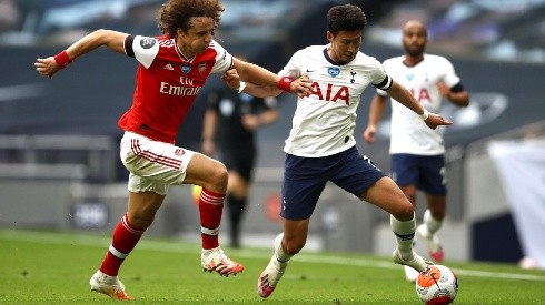 David Luiz perdió el balón ante el surcoreano Son Heung Min que no dudó y marcó el 1-1 del Tottenham ante los gunners.