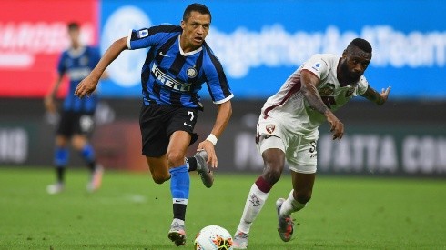 Alexis Sánchez, crack y figura del Inter contra Torino.
