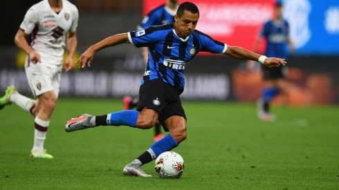 Alexis Sánchez otra vez jugó un partido a gran nivel en Inter