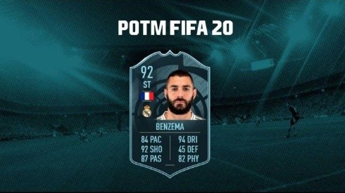 Benzema POTM en FIFA 20