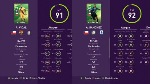 Vidal y Alexis entre los mejores jugadores de la semana de PES 2020